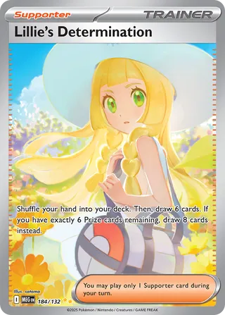 Lillie's Determination (Mega Evolution 184/132)